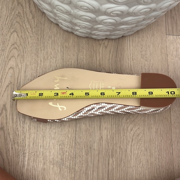 FS/NY French Soles Brown/White Peep Toe Loafers - Picture 9 of 9